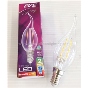 SPB - หลอด LED Filament 2w ทรงเปลวไฟ (003523)