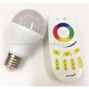 SPB - หลอด LED 6W RGB พร้อมรีโมท รี่ได้  (003769)