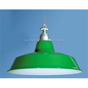 SPB-โคมห้อยฝาชีสีเขียว  (000255)