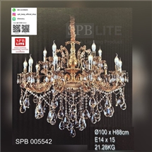 SPB - โคมห้อยคริสตัล (005542)