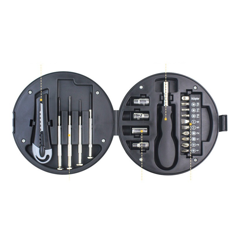 รับผลิตชุดเครื่องมือซ่อม แบบพกพา Tool kit ทรงล้อรถ ทรงลูกบอล  รับสกรีนโลโก้ เครื่องมือช่าง ชุดไขควง ของแจกของแถม ของพรีเมี่ยม รับยิงเลเซอร์