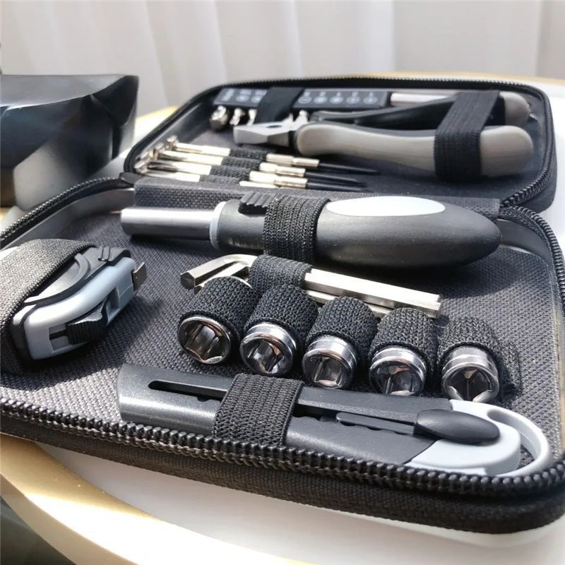 รับผลิตชุดเครื่องมือซ่อม แบบพกพา Tool kit 27 in 1 รับสกรีนโลโก้ เครื่องมือช่าง ชุดไขควง ของแจกของแถม ของพรีเมี่ยม รับยิงเลเซอร์