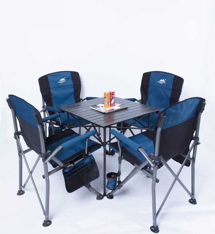 เก้าอี้ตั้งแคมป์ ขนาดใหญ่ นั่งสบาย เก้าอี้พับกลางแจ้ง เก้าอี้สนาม เก้าอี้ตลาดกลางคืน พร้อมถุงเก็บเพื่อป้องกันการชน