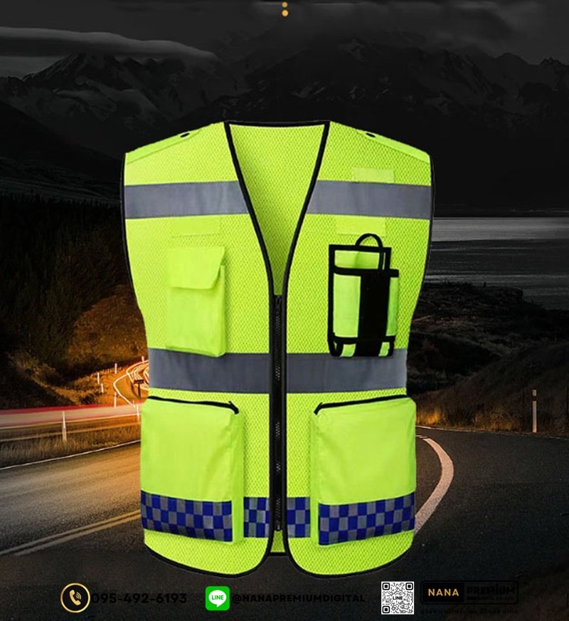 รับผลิตเสื้อเซฟตี้ เสื้อสะท้อนแสง พร้อมสกรีนโลโก้บริษัท รับผลิตเสื้อเซฟตี้ เสื้อสะท้อนแสง เสื้อนิรภัย รับสกรีนเสื้อก่อสร้าง รับผลิตเสื้อคนงาน รับสกรีนเสื้อคนงาน โรงงานผลิตเสื้อสะท้อนแสง