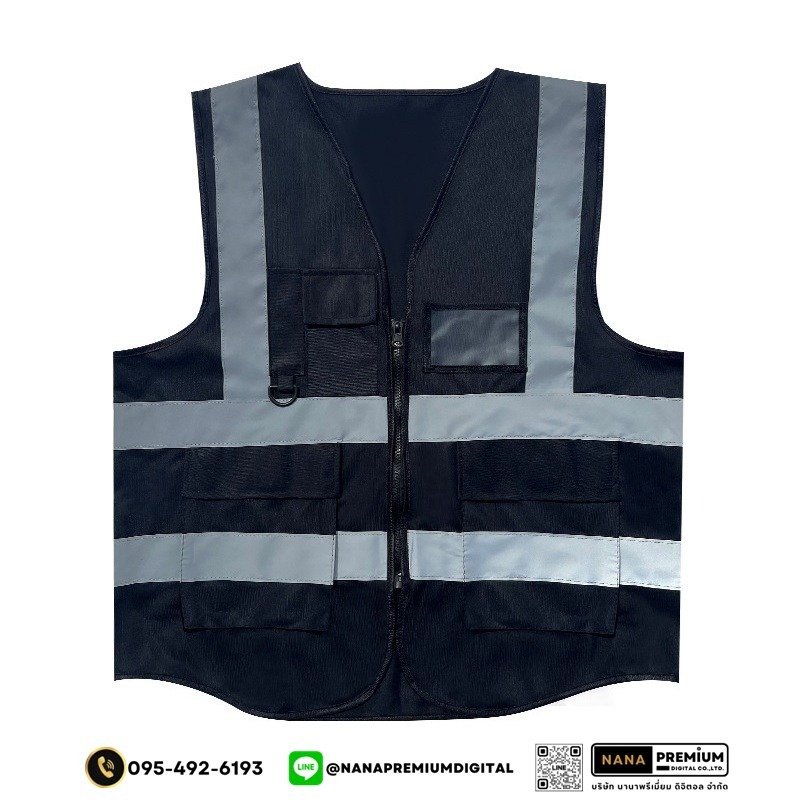 บริการรับผลิตเสื้อเซฟตี้และเสื้อสะท้อนแสง สกรีนโลโก้ชัดเจน