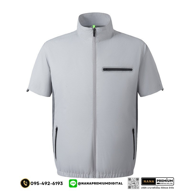 เสื้อกั๊กนิรภัยติดพัดลม เสื้อสะท้อนแสงมีพัดลม เสื้อนิรภัยติดพัดลม ระบายอากาศ คล้ายร้อน รับผลิตเสื้อสะท้อนแสงและเสื้อเซฟตี้พร้อมบริการสกรีนครบวงจร