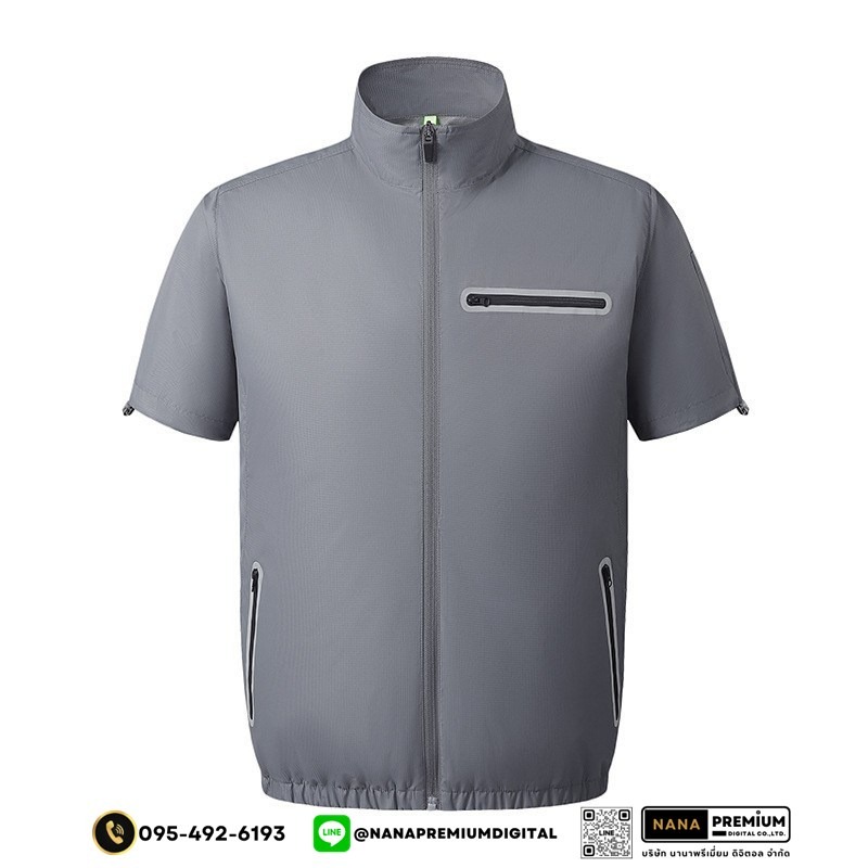 เสื้อกั๊กนิรภัยติดพัดลม เสื้อสะท้อนแสงมีพัดลม เสื้อนิรภัยติดพัดลม ระบายอากาศ คล้ายร้อน รับผลิตเสื้อสะท้อนแสงและเสื้อเซฟตี้พร้อมบริการสกรีนครบวงจร