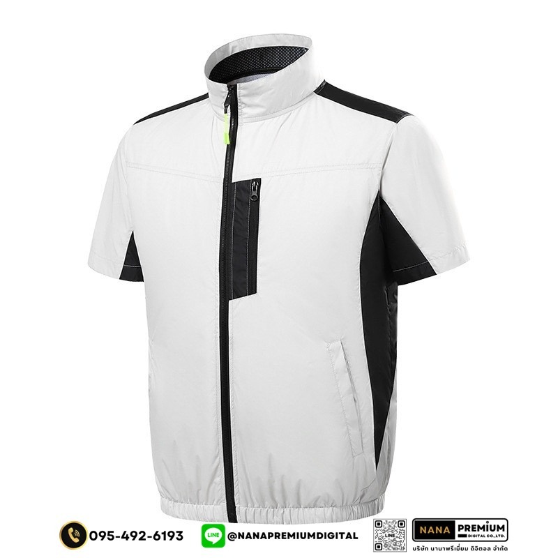 เสื้อกั๊กนิรภัยติดพัดลม เสื้อสะท้อนแสงมีพัดลม เสื้อนิรภัยติดพัดลม ระบายอากาศ คล้ายร้อน รับผลิตเสื้อสะท้อนแสงและเสื้อเซฟตี้พร้อมบริการสกรีนครบวงจร