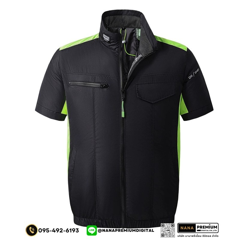 เสื้อกั๊กนิรภัยติดพัดลม เสื้อสะท้อนแสงมีพัดลม เสื้อนิรภัยติดพัดลม ระบายอากาศ คล้ายร้อน รับผลิตเสื้อสะท้อนแสงและเสื้อเซฟตี้พร้อมบริการสกรีนครบวงจร