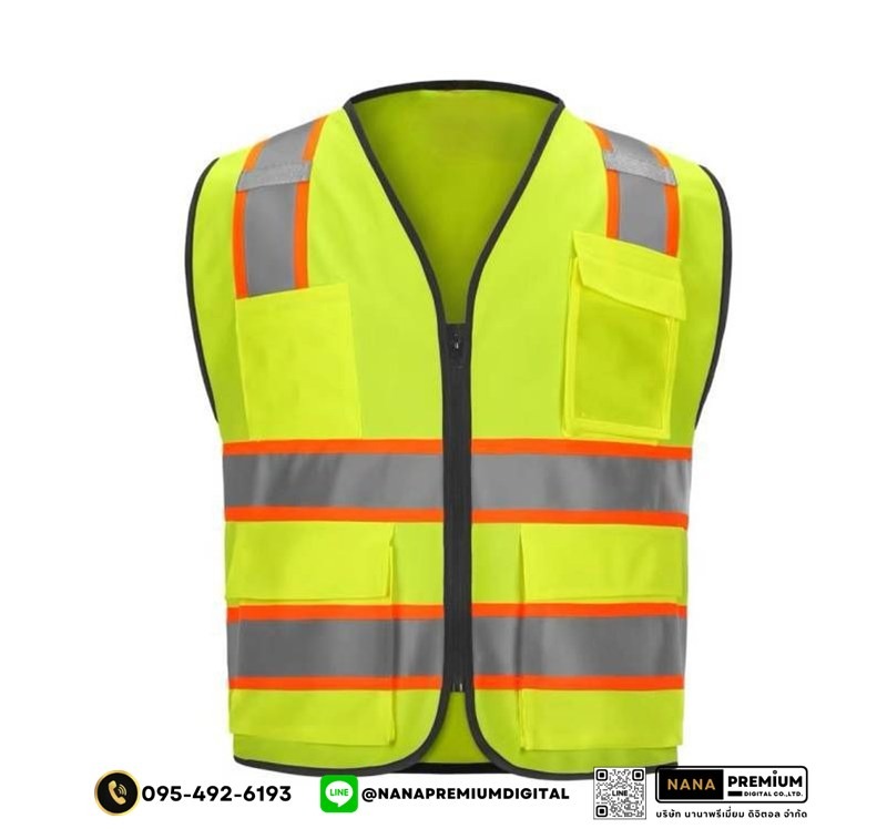 ผลิตและสกรีนเสื้อเซฟตี้ เสื้อสะท้อนแสง พร้อมบริการจัดส่ง