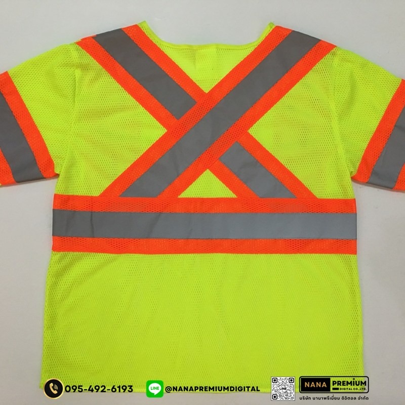 รับผลิตเสื้อแขนยาวสะท้อนแสง รับสกรีนโลโก้เสื้อนิรภัย ขายส่งเสื้อคนงาน ขายส่งเสื้อสะท้อนแสง โรงงานผลิตเสื้อสะท้อนแสง สกรีนโลโก้บริษัท