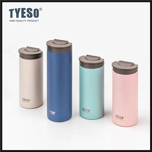 TYESO ขวดน้ำสุญญากาศ แก้วเก็บความเย็น สเตนเลส 304 ขนาด 360500 ml กระบอกน้ำเก็บอุณหภูมิ