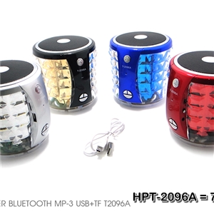 ลำโพง บลูทูธ Bluetooth Speaker มีไฟเธคกระพริบ HPT209