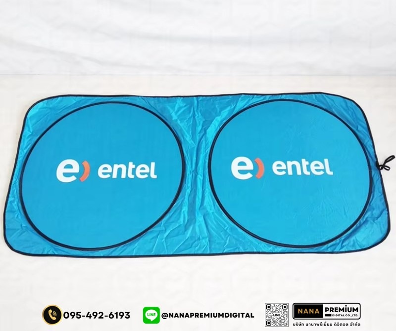  ม่านบังแดดกัน UV รถยนต์ แผ่นบังแดดในรถยนต์แบบพับเก็บได้