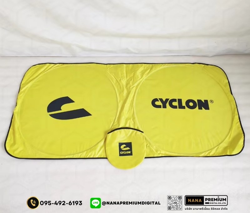  ม่านบังแดดกัน UV รถยนต์ แผ่นบังแดดในรถยนต์แบบพับเก็บได้