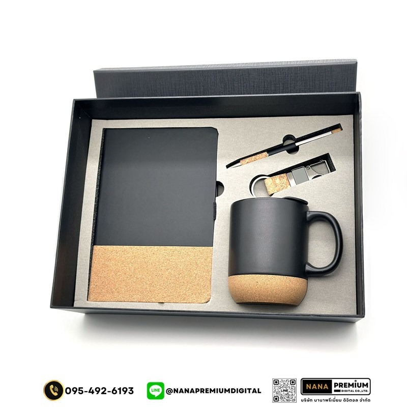 giftset ชุดกิ๊ฟเซ็ท ชุดของขวัญ แก้วน้ำ สมุด ปากกา รับสกรีนโลโก้แก้วน้ำเก็บความเย็น รับทำโลโก้ โรงงานของพรีเมี่ยม ของแจก