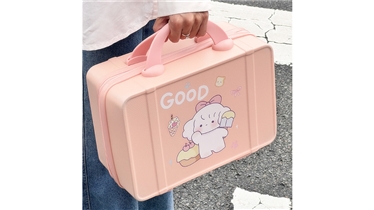 กระเป๋าเดินทางขนาดเล็กสไตล์วินเทจสำหรับพกพา