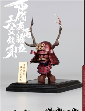 COOMODEL NO.SE032 1/6 SERIES OF EMPIRES - RED BUCKHORN SIX-COIN KABUTO (HELMET EDITION)