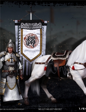 303TOYS NO.317 + NO.117 Three Kingdoms Series - Zhao Yun A.K.A Zilong 2.0 + Jade Lion the Steed