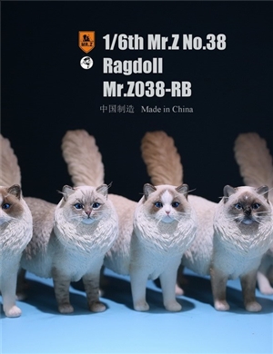 Mr. Z Animal Model No.38: 1/6th Ragdoll (all 5 colors)