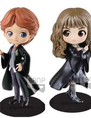 Q Posket Hermione Granger + Ron Weasley (B PASTEL COLOR VER)