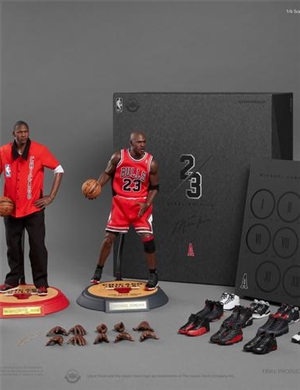 1/6 REAL MASTERPIECE - NBA COLLECTION MICHAEL JORDAN ACTION FIGURE- AWAY (FINAL LIMITED EDITION)