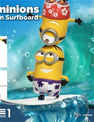 Prime1Studio PCFMINI-06: Minions on Surfboard Despicable Me & Minions