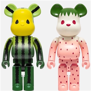 Be@rbrick CLOT SUMMER FRUITS YELLOW WATERMELON & SNOW