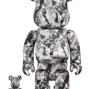 BE@RBRICK BATMAN HUSH Pencil Art Ver 400% & 100%