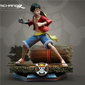 Chimichanga Luffy statue