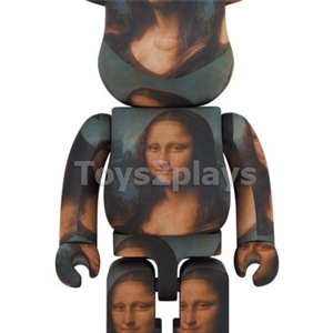 Bearbrick LEONARD DE VINCI Mona Lisa 1000％